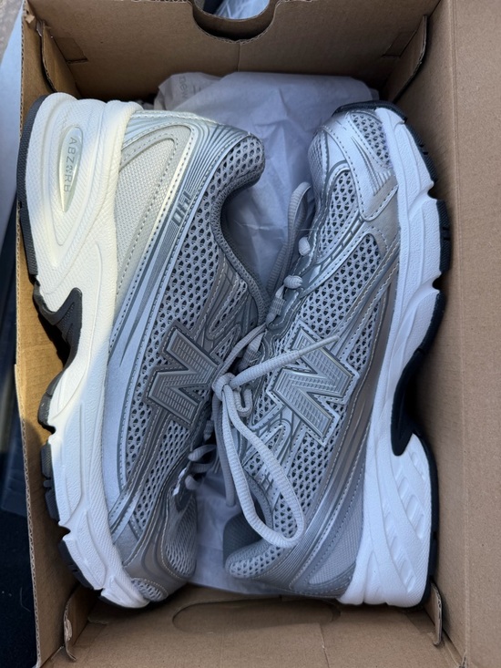 New Balance Shoes - New Balance Grey Box with Branding